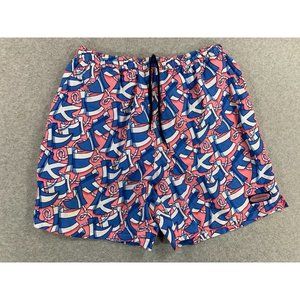 Vineyard Vines Lined Swim Trunks (Men's Large)‎ Blue/Pink